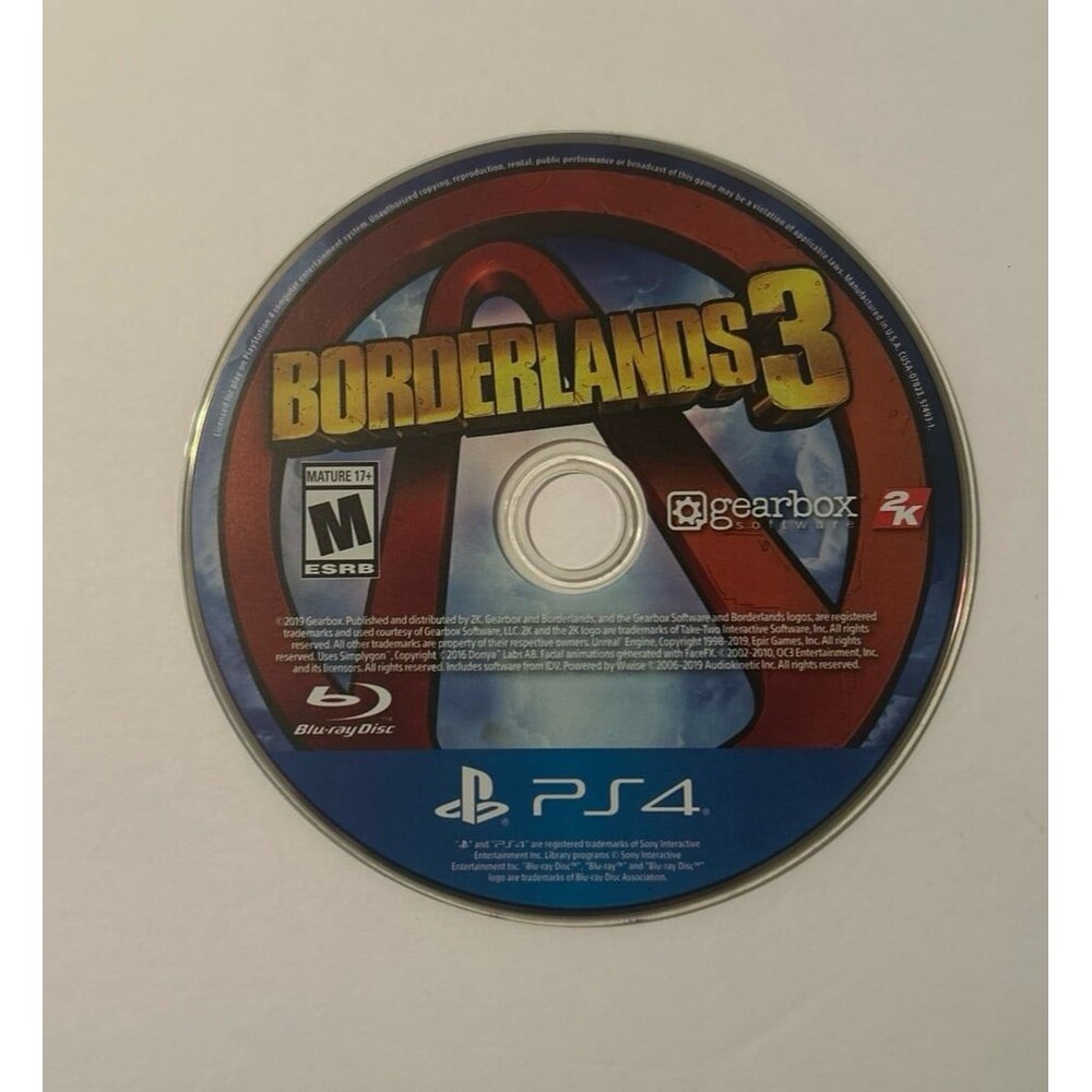 Borderlands 3 - Sony PlayStation 4 (PS4) - Disc Only